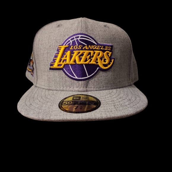 Lakers Hat New Era 59FIFTY Size 7 5/8 - Picture 1 of 5